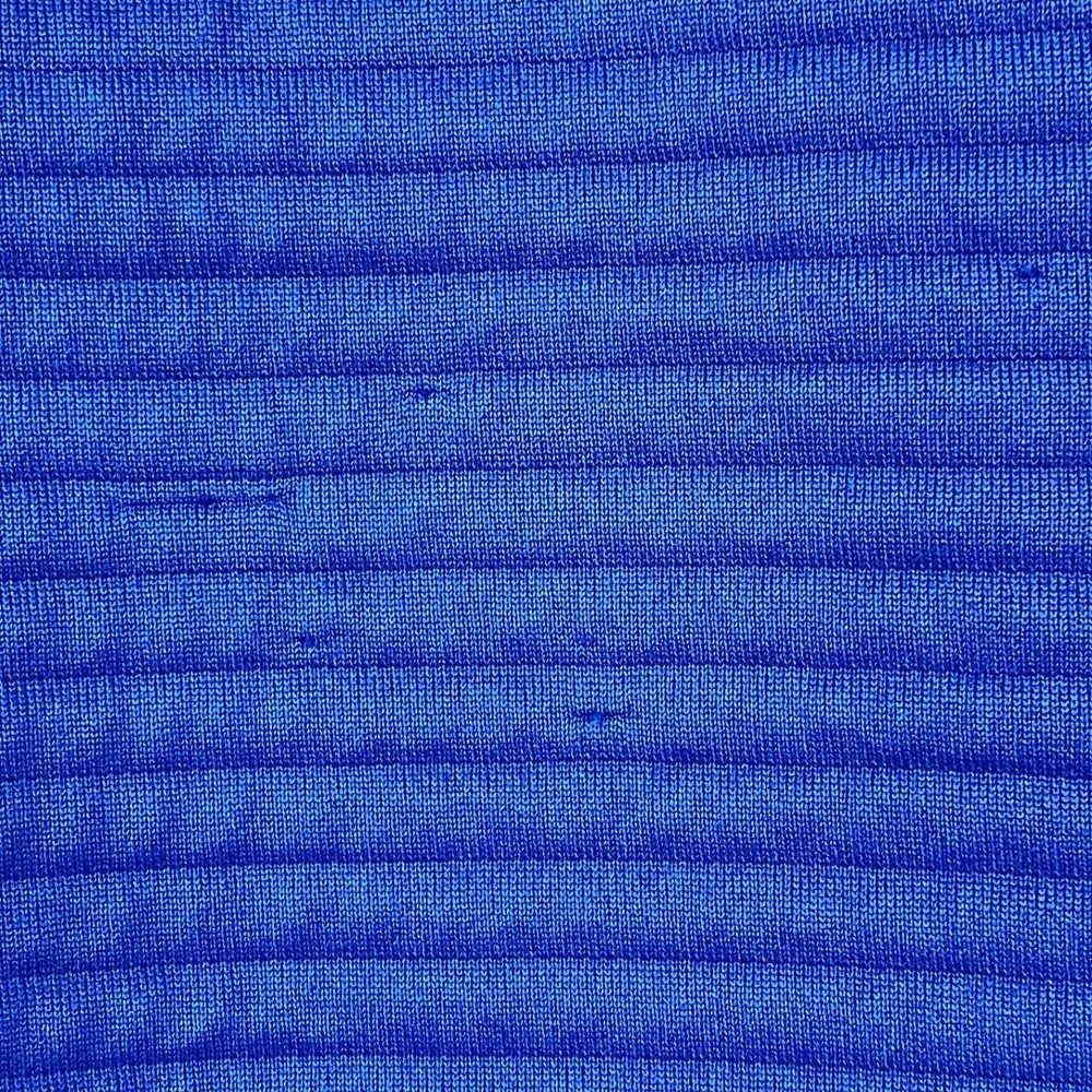 Nike Womens XL Full Zip Hoodie Blue Ribbed Dri-Fit Textured Sportswear Jacket